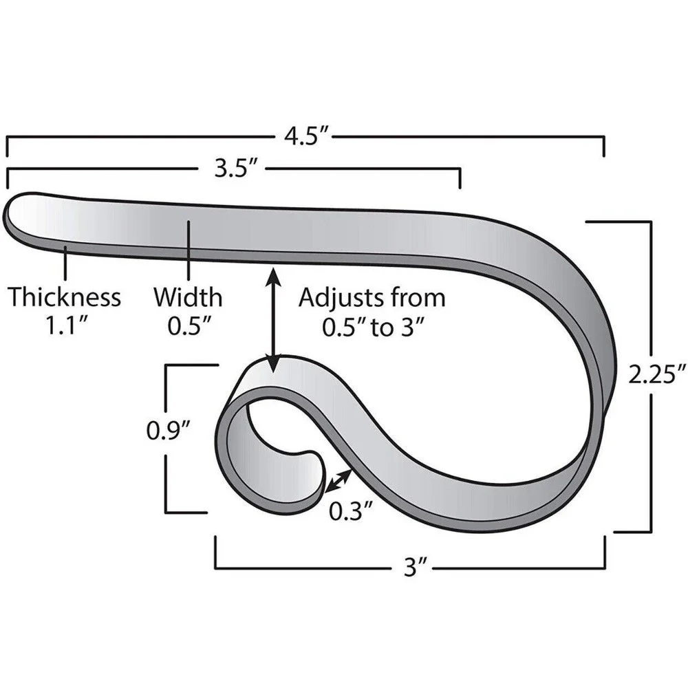 The Original Mantle Clip Set of 4 Stocking Holder Silver‎ Christmas Decoration